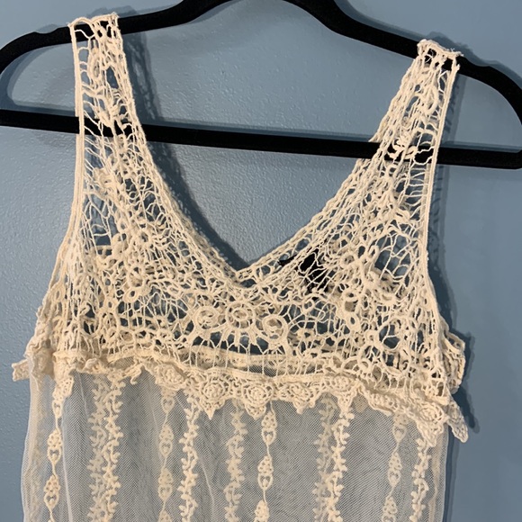 Cream Lacey Cover Up - Picture 2 of 7